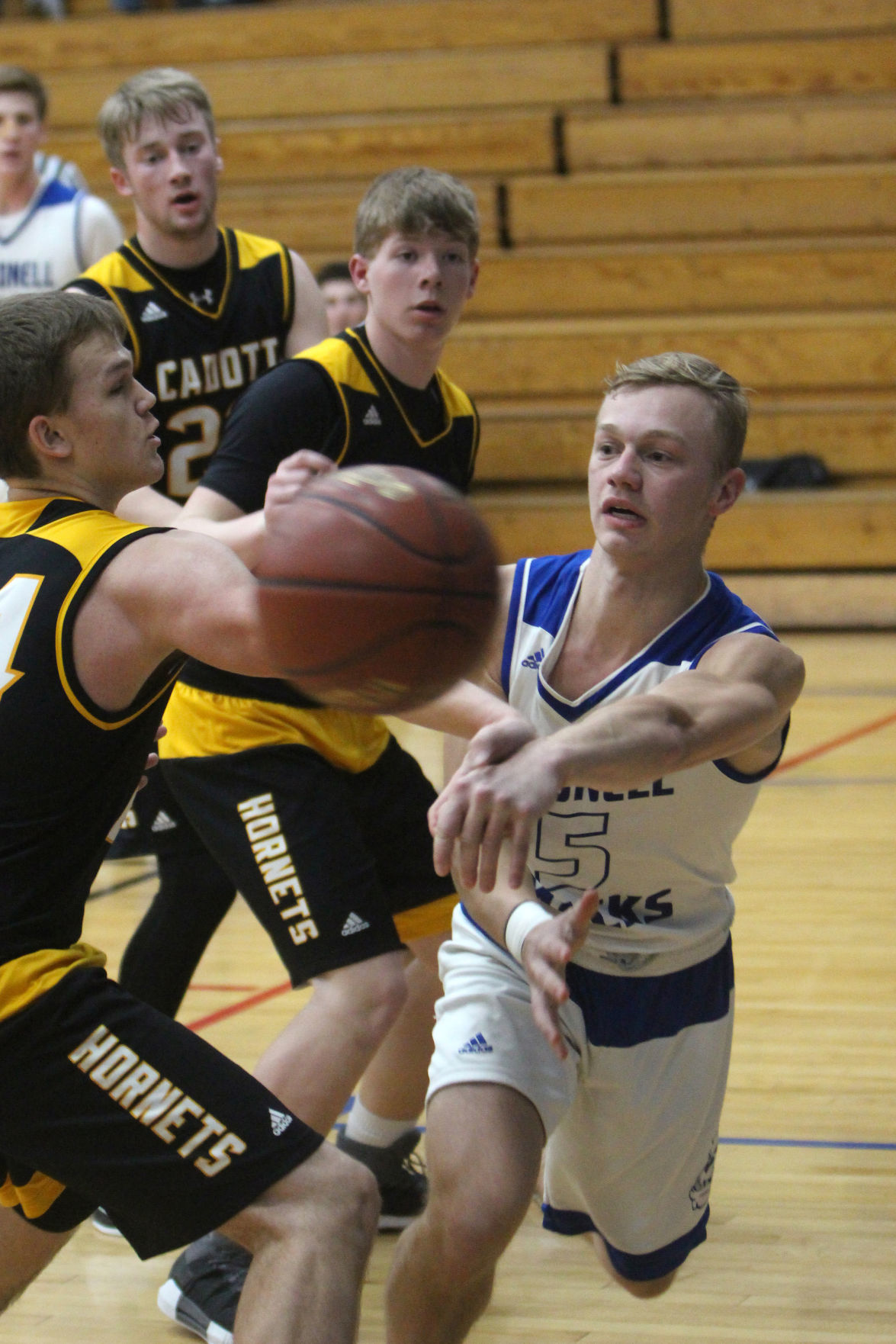 Cadott at McDonell boys basketball 1-15-19